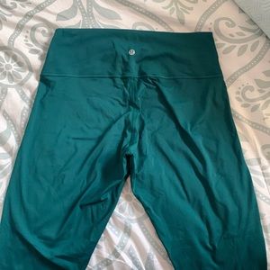 Lululemon Wunder Under High Rise Teal Legging